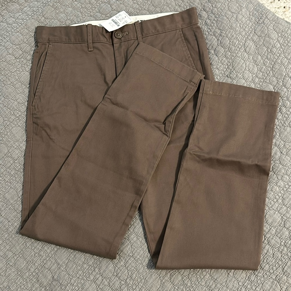 New J Crew crewcuts brown pants 12